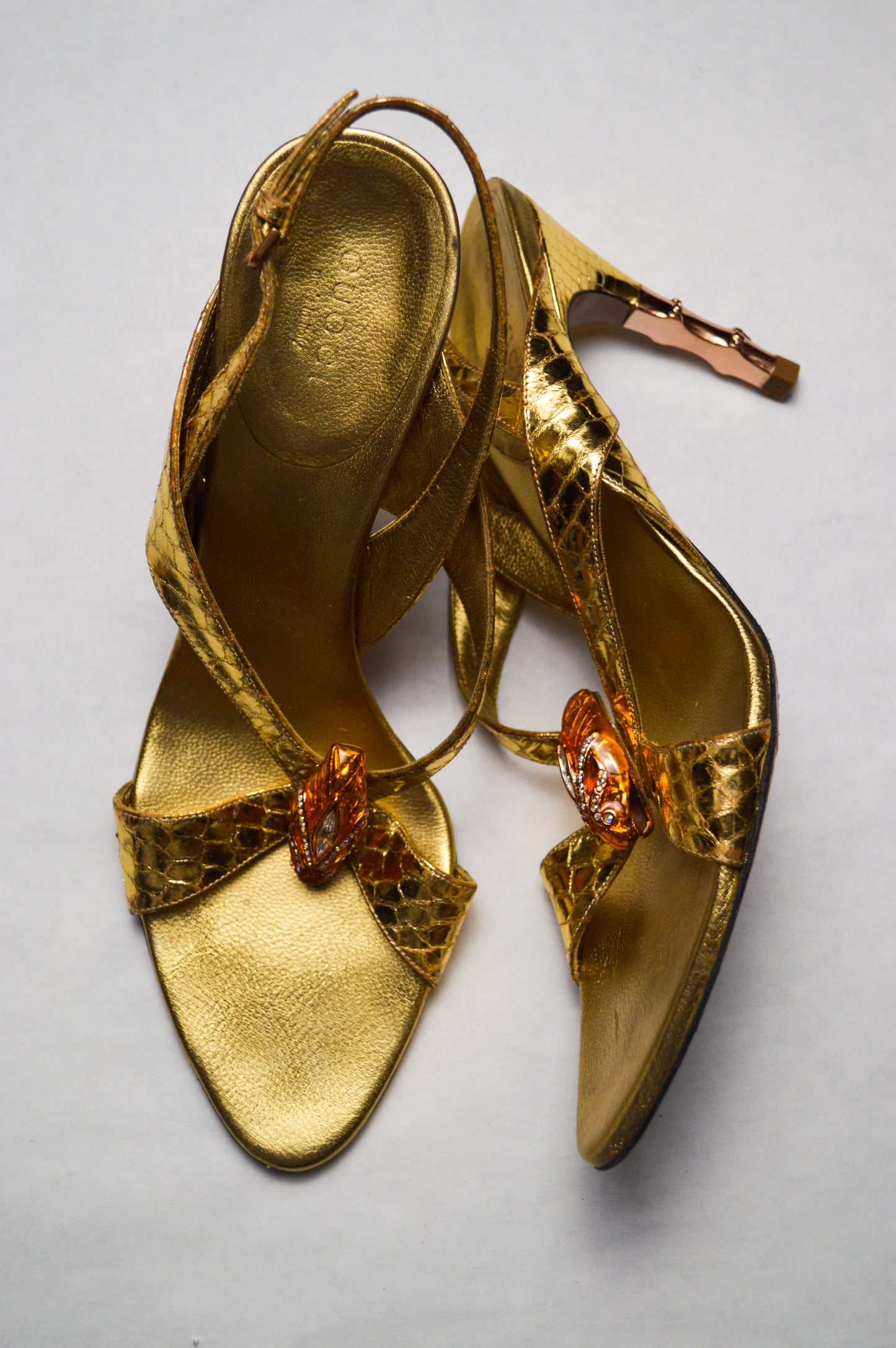 Gold Gucci Serpent by Tom Ford Spring/Summer 2004