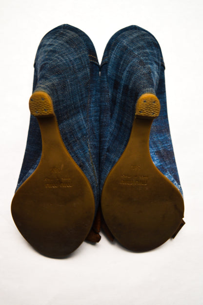 Miu Miu Denim Bow Pump SS’ 02