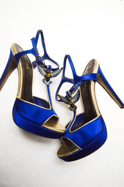 Roberto Cavalli Jeweled Bird Sandal SS’ 05