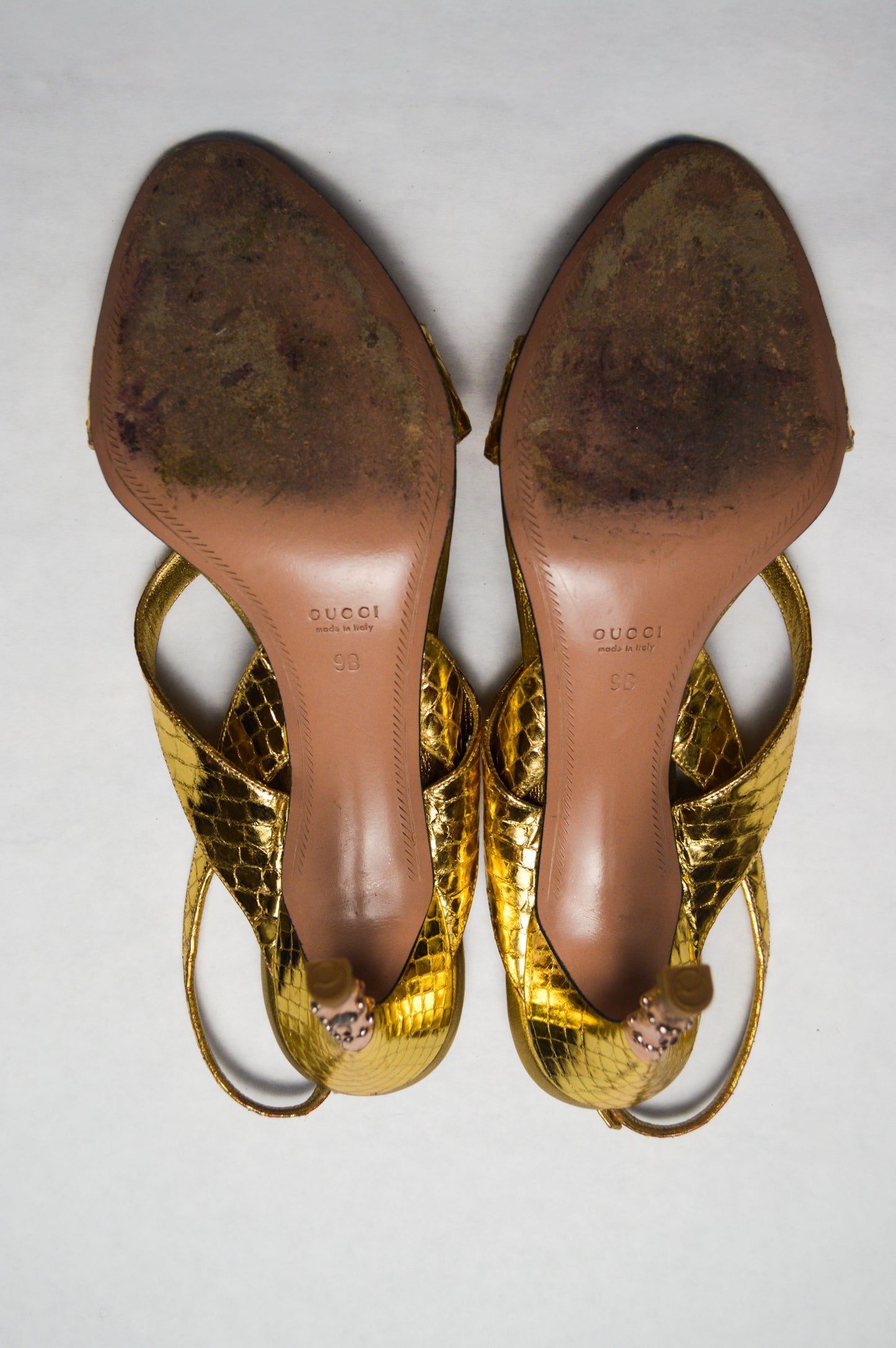 Gold Gucci Serpent by Tom Ford Spring/Summer 2004