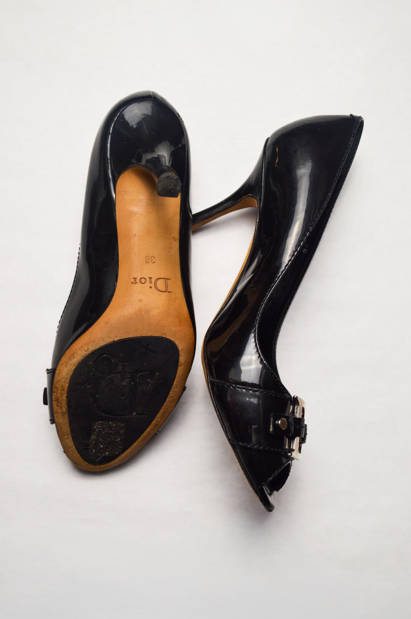Christian Dior Peep Toe Pumps