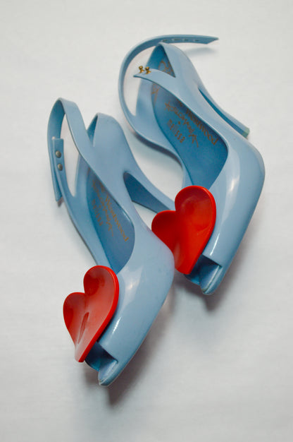 Vivienne Westwood "Melissa" Anglomania Heart Heel Pumps